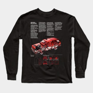 4x4 BLAZER - brochure cutaway Long Sleeve T-Shirt